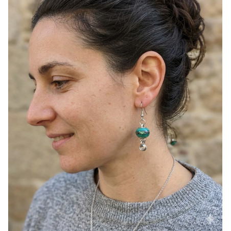 Boucle d'oreille en Perles de Murano Uniques | Fait Main