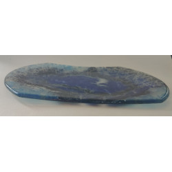 Assiette en verre artisanale – Pièce unique et personnalisable