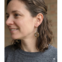 Boucle d'oreille en Perles de Murano Uniques | Fait Main