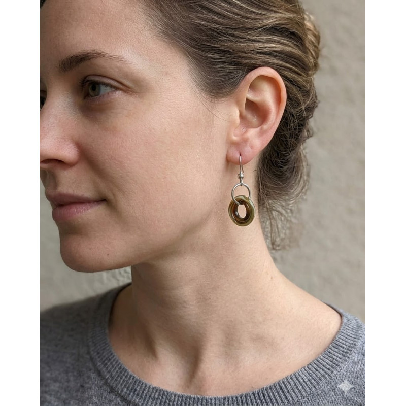 Boucle d'oreille en Perles de Murano Uniques | Fait Main