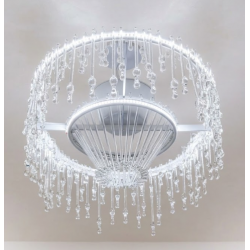 Lampe ronde en verre LED – Design unique et artisanal