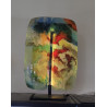 Lampe ronde en verre LED – Design unique et artisanal