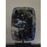 Lampe ronde en verre LED – Design unique et artisanal