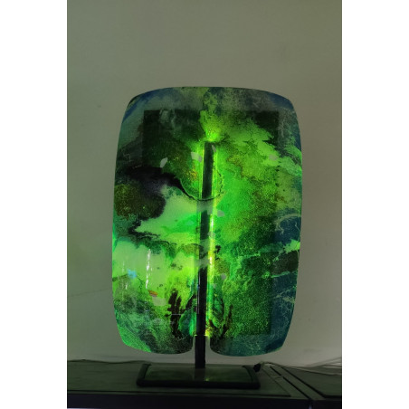 copy of lampe ronde plante verte