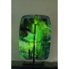 Lampe ronde en verre LED – Design unique et artisanal