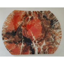 Assiette en verre artisanale – Pièce unique et personnalisable