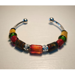 Bracelet Perles de Murano Uniques | Fait Main & Acier Inox