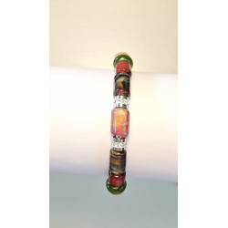 Bracelet Perles de Murano Uniques | Fait Main & Acier Inox