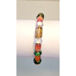 Bracelet Perles de Murano Uniques | Fait Main & Acier Inox