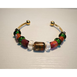Bracelet Perles de Murano Uniques | Fait Main & Acier Inox