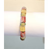 Bracelet Perles de Pyrex Uniques | Fait Main & Acier Inox