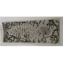 Assiette rectangulaire en verre artisanal – Art de la table