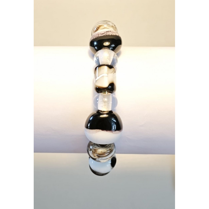 Bracelet Perles de Murano Uniques | Fait Main & Acier Inox