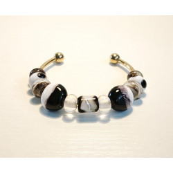 Bracelet Perles de Murano Uniques | Fait Main & Acier Inox