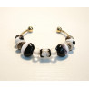 Bracelet Perles de Murano Uniques | Fait Main & Acier Inox