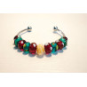 Bracelet Perles de Murano Uniques | Fait Main & Acier Inox