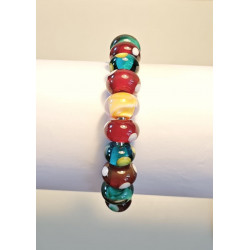 Bracelet Perles de Murano Uniques | Fait Main & Acier Inox