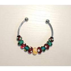 Bracelet Perles de Murano Uniques | Fait Main & Acier Inox
