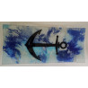 Assiette rectangulaire en verre artisanal – Art de la table