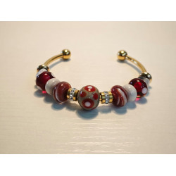 Bracelet Perles de Murano Uniques | Fait Main & Acier Inox