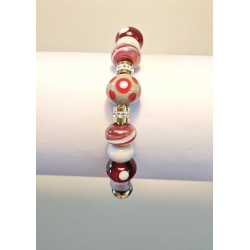 Bracelet Perles de Murano Uniques | Fait Main & Acier Inox