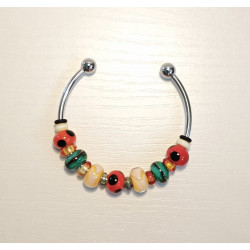 Bracelet Perles de Murano Uniques | Fait Main & Acier Inox