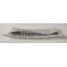 Assiette rectangulaire en verre artisanal – Art de la table