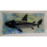Assiette rectangulaire en verre artisanal – Art de la table